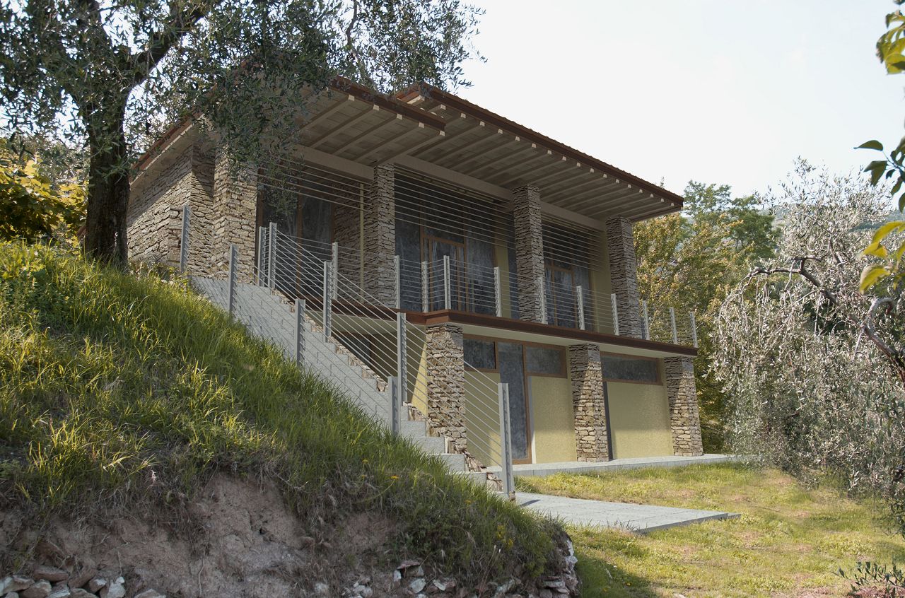 Villa a Gargnano (BS) - progetto